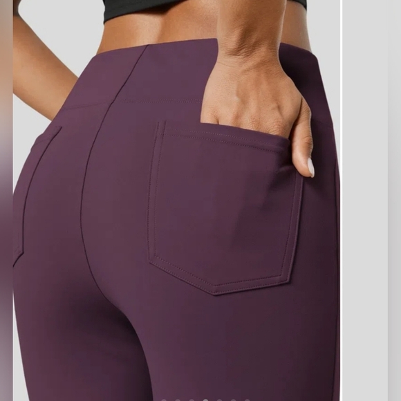 HALARA Flex Flare Pants in Night Purple- Great Fit & Look - Picture 6 of 11